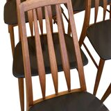 Set of 6 Eva chairs by Niels Koefoed