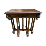 Walnut table renaissance style