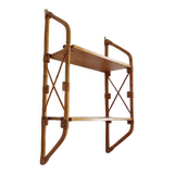 Vintage rattan shelf