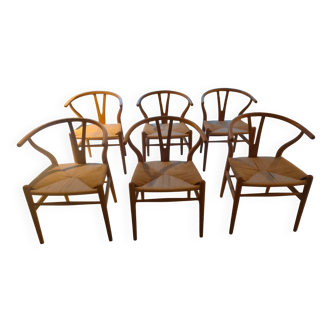 Carl Hansen & Søn - Hans J. Wegner - Dining room chair (6)