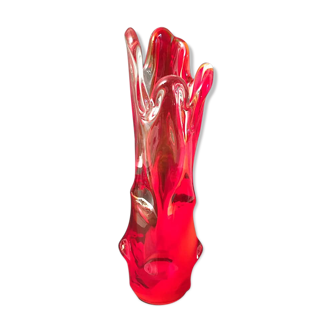 Oread handcrafted glass vase