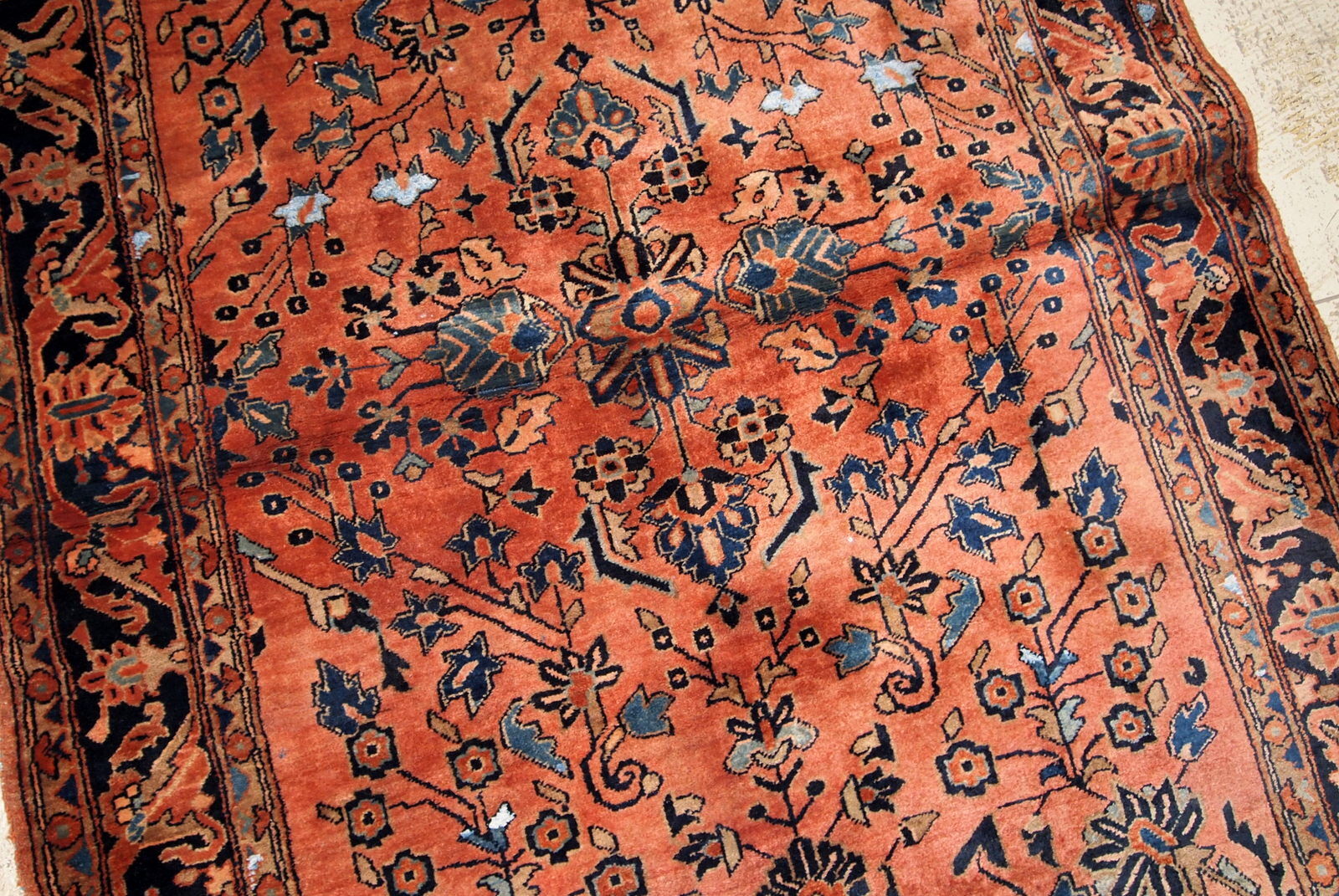 Former carpet Persian Sarouk done hand 97x155cm, 1920