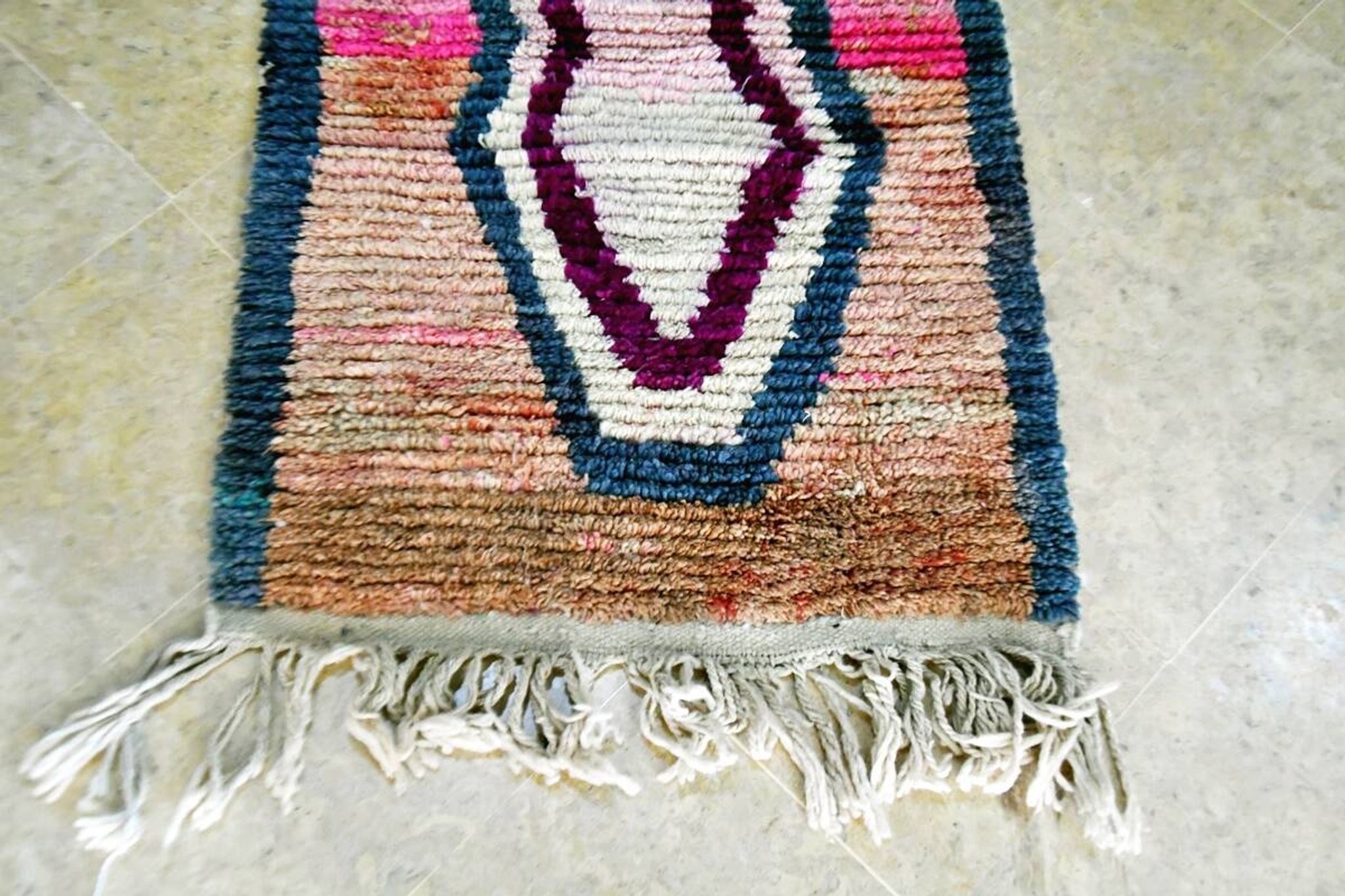 Moroccan Berber rug Boujaad 404 x 71 cm new