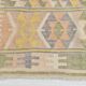 Tapis Kilim Vintage Laine Fait Main, Bohème, Motifs Géométriques, 149X247Cm