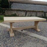 Solid walnut monastery table