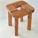 Vintage 1950s stool in pine by Olof Ottelin
