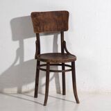 Antique bentwood dining chairs (circa 1920). Set of 4