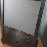 Armoire chinoise ancienne laquée noire