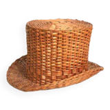 Top hat in rattan
