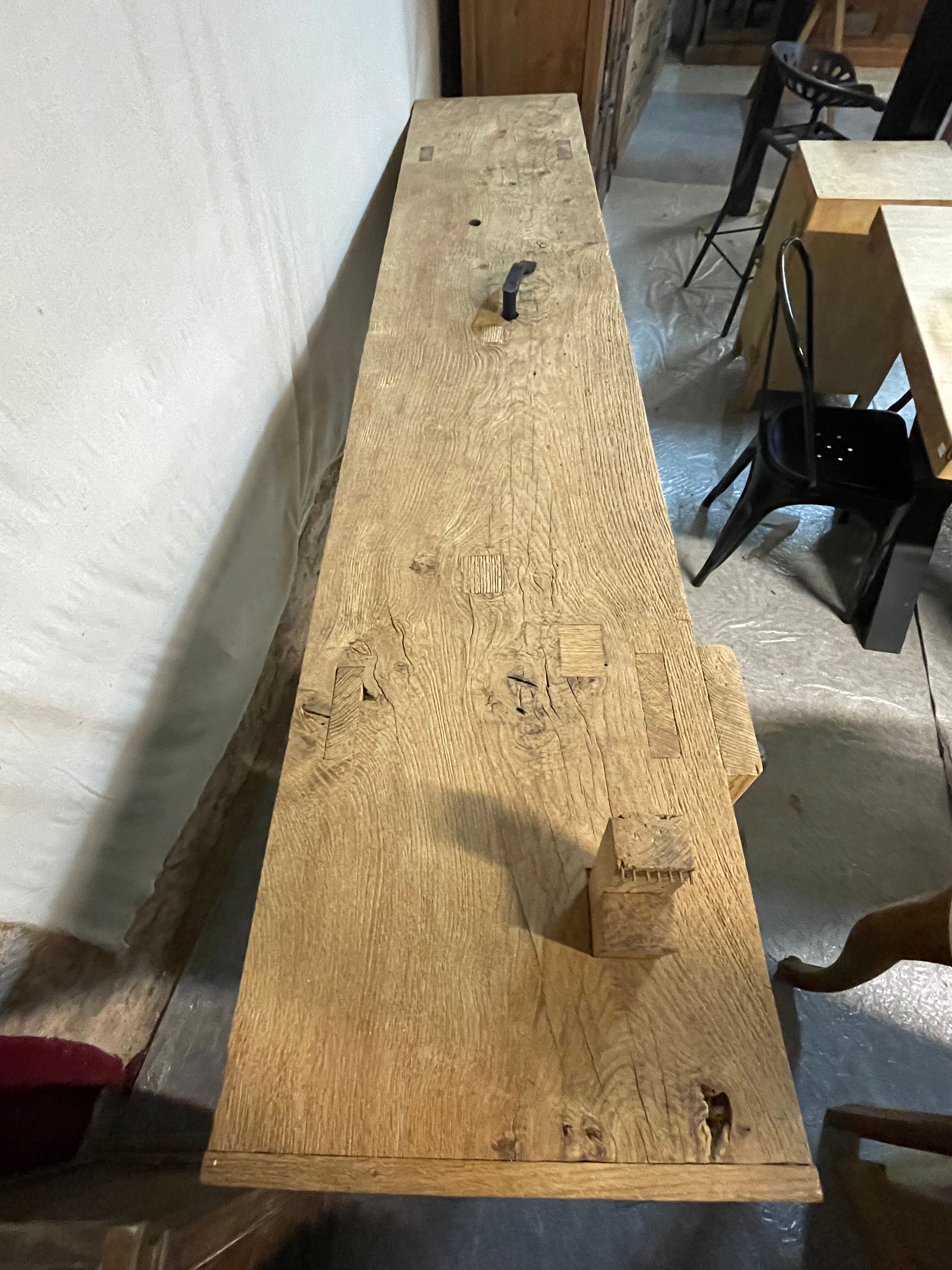 Oak workbench