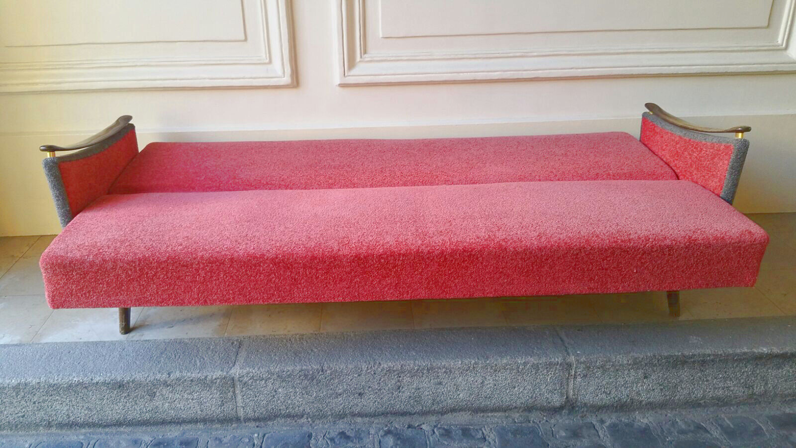 Daybed sofa convertible years 50-60 vintage original perfect state