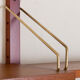 Teak wall unit 6 shelves with desk and cabinet
