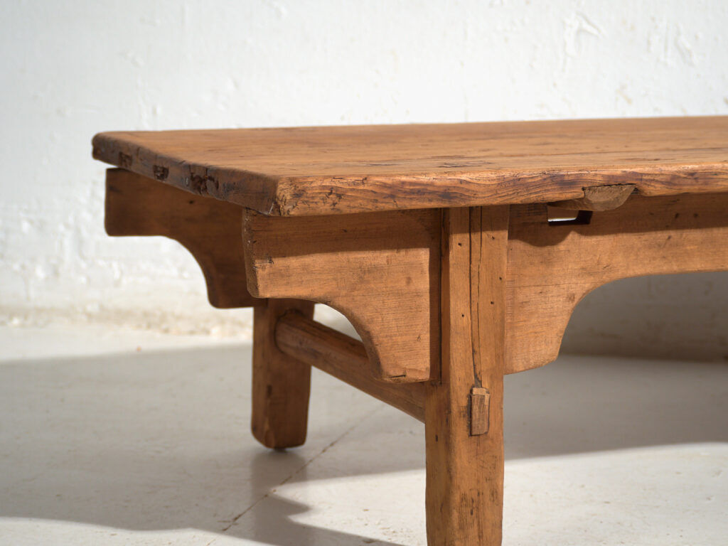 Antique pine coffee table – China, circa 1930