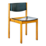 Chaise vintage empilable en bois courbé années 70