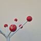 Vintage 1970s parrot coat rack with balls