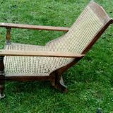 Fauteuil colonial en teck