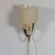 Pair of vintage wall lamps from the 1950s in brass.