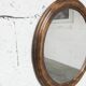 Round mirror, 1930s, wood, 58cm diameter