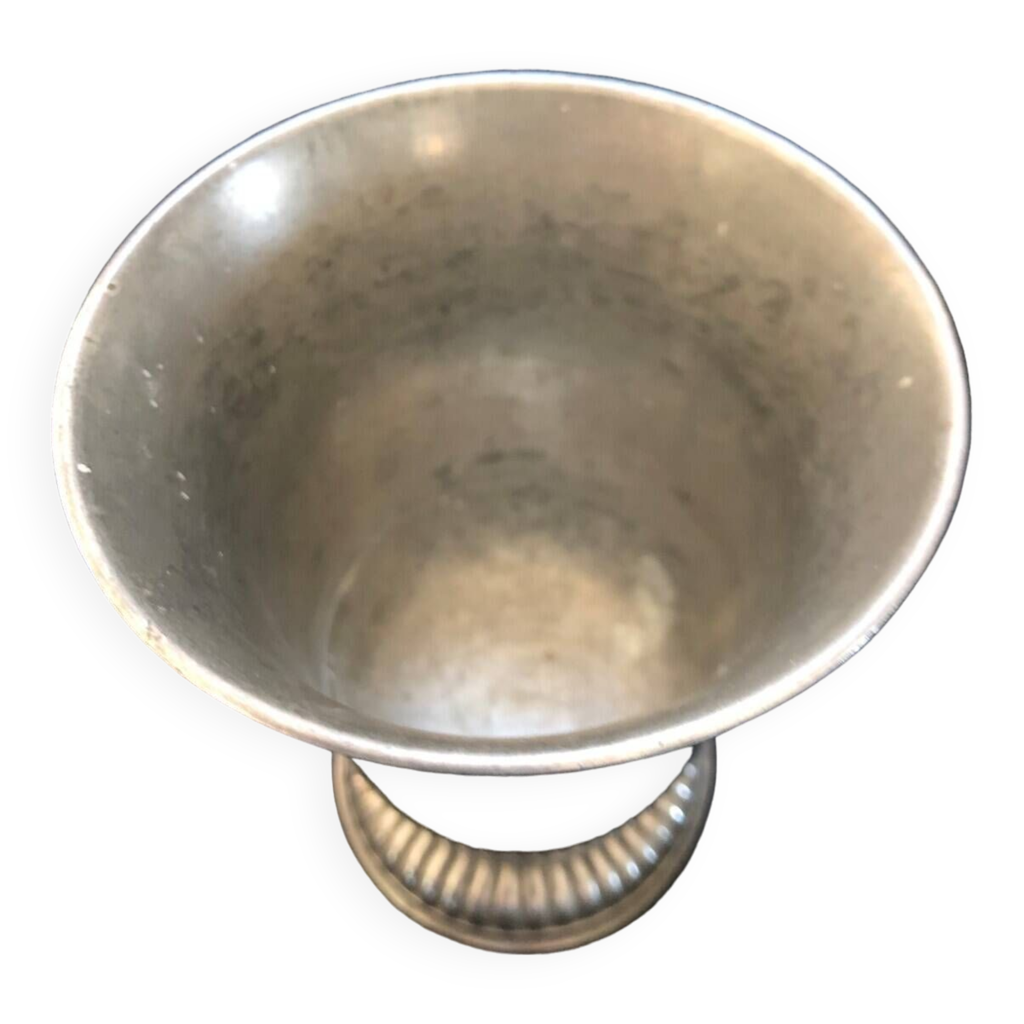 Cup, gothic medieval style pewter cup