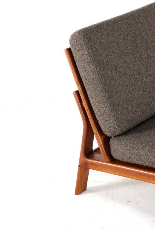 Komfort lounge chair 'Nimtofte' - Brown - danish design in teak