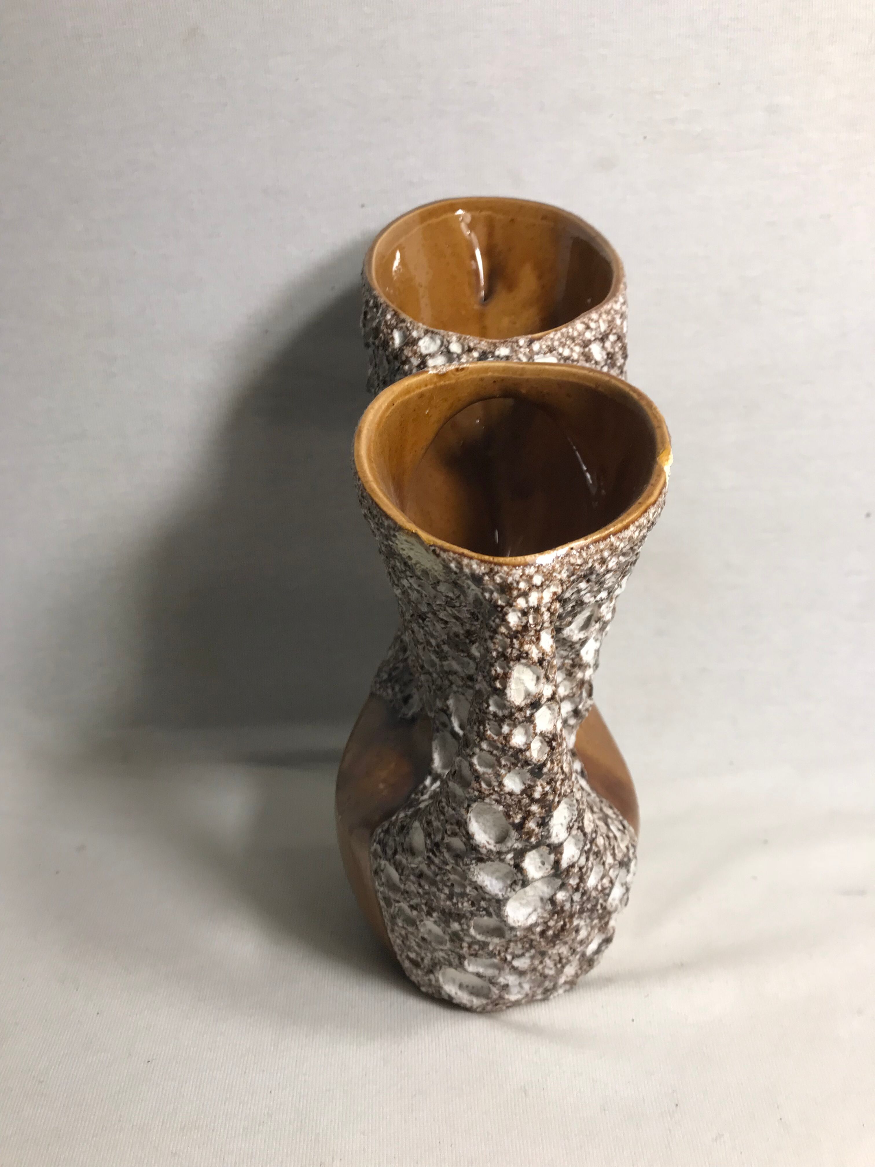 Ceramic vase Vallauris style