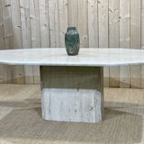 Travertine table from the 1970s from Roche Bobois