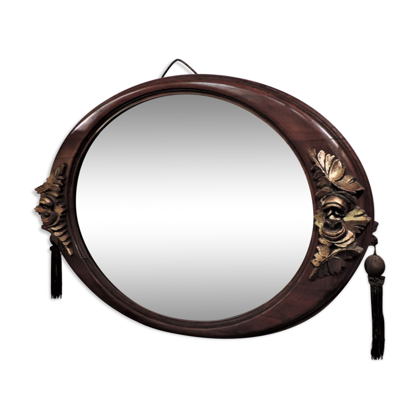 Oval mirror 25s 30s 64x45cm