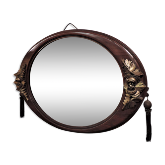 Oval mirror 25s 30s 64x45cm