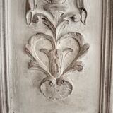 Old patinated door decorative wood room