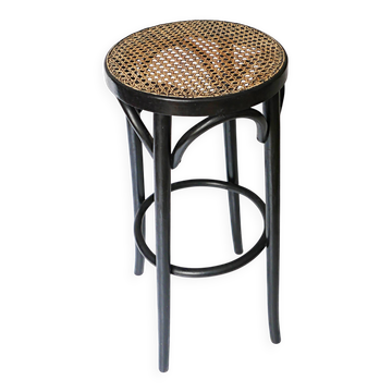 Vintage 1970s high bistro stool Bauhaus design