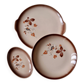 Set of three vintage dishes made in France.
