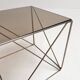 Geometric Isocele side table by Max Sauze, 1960s