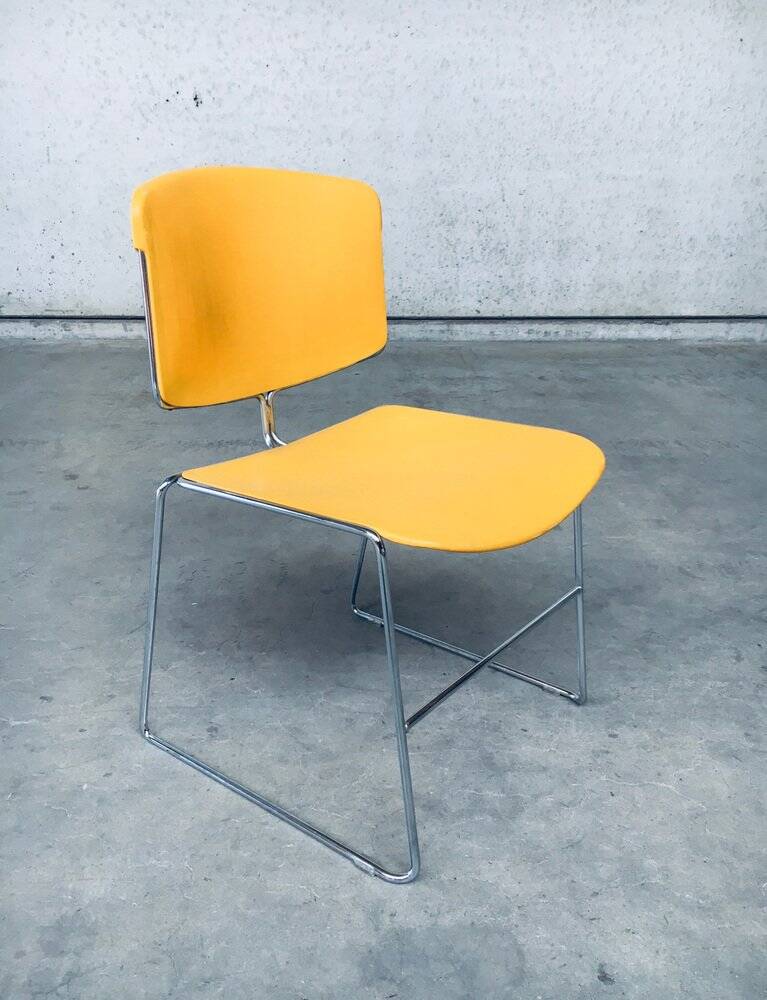 Max Stacker Conference & Office Chairs by Steelcase Strafor, 1980s, Set of 8