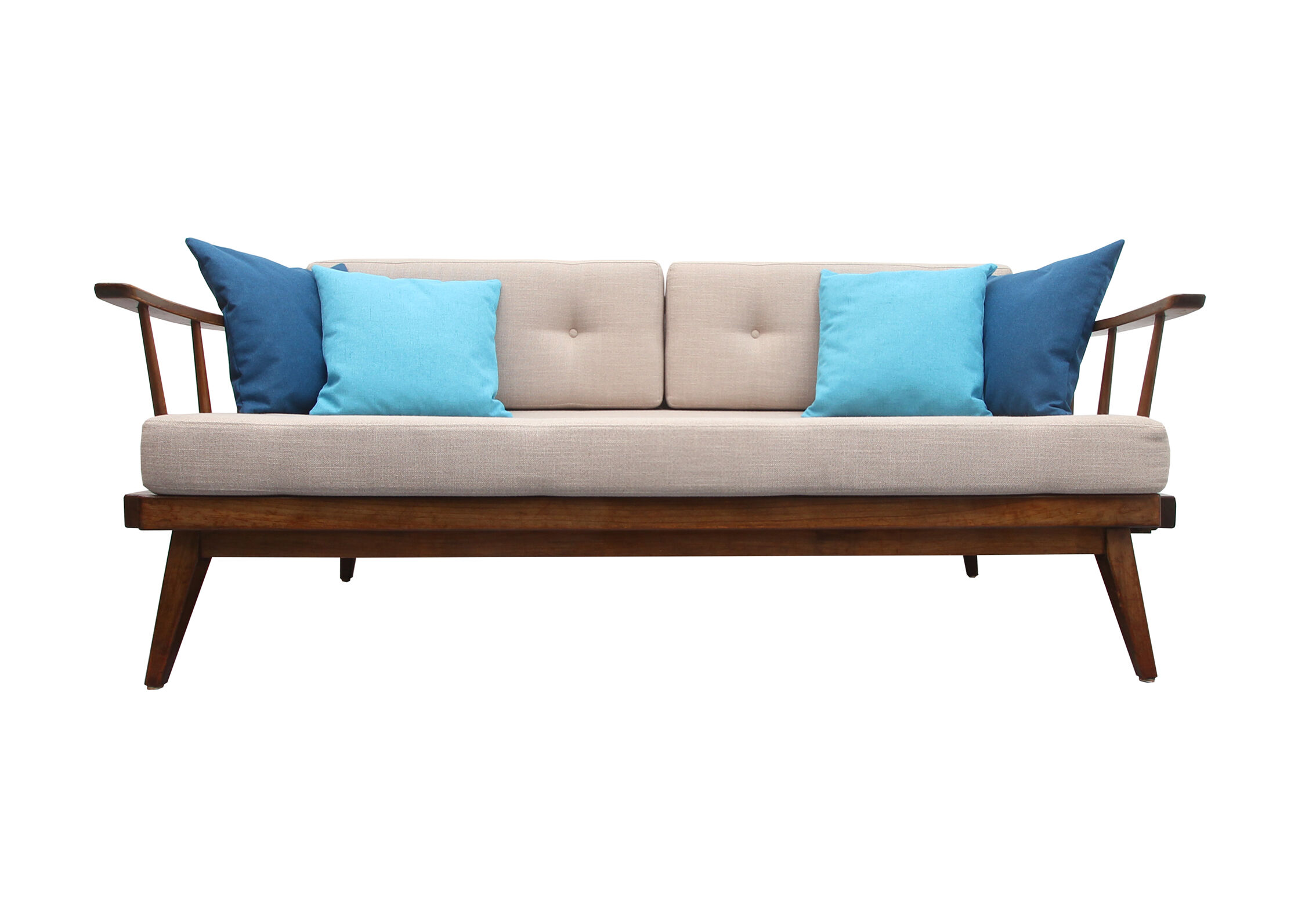 1950s daybed in beige, Wilhelm Knoll