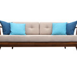1950s daybed in beige, Wilhelm Knoll
