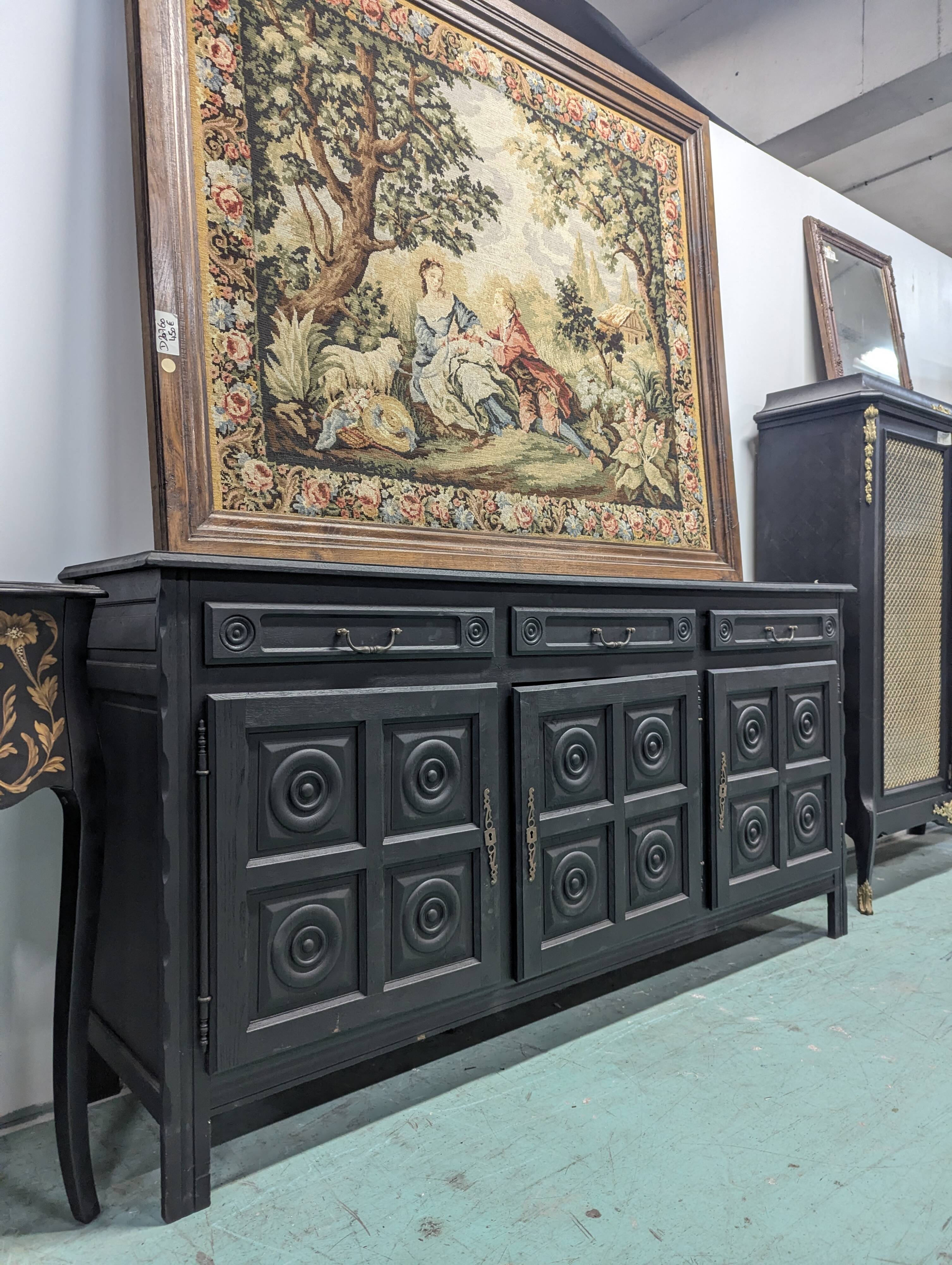 Black neo-Basque enfilade