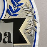 Plaque en tôle bière Colomba