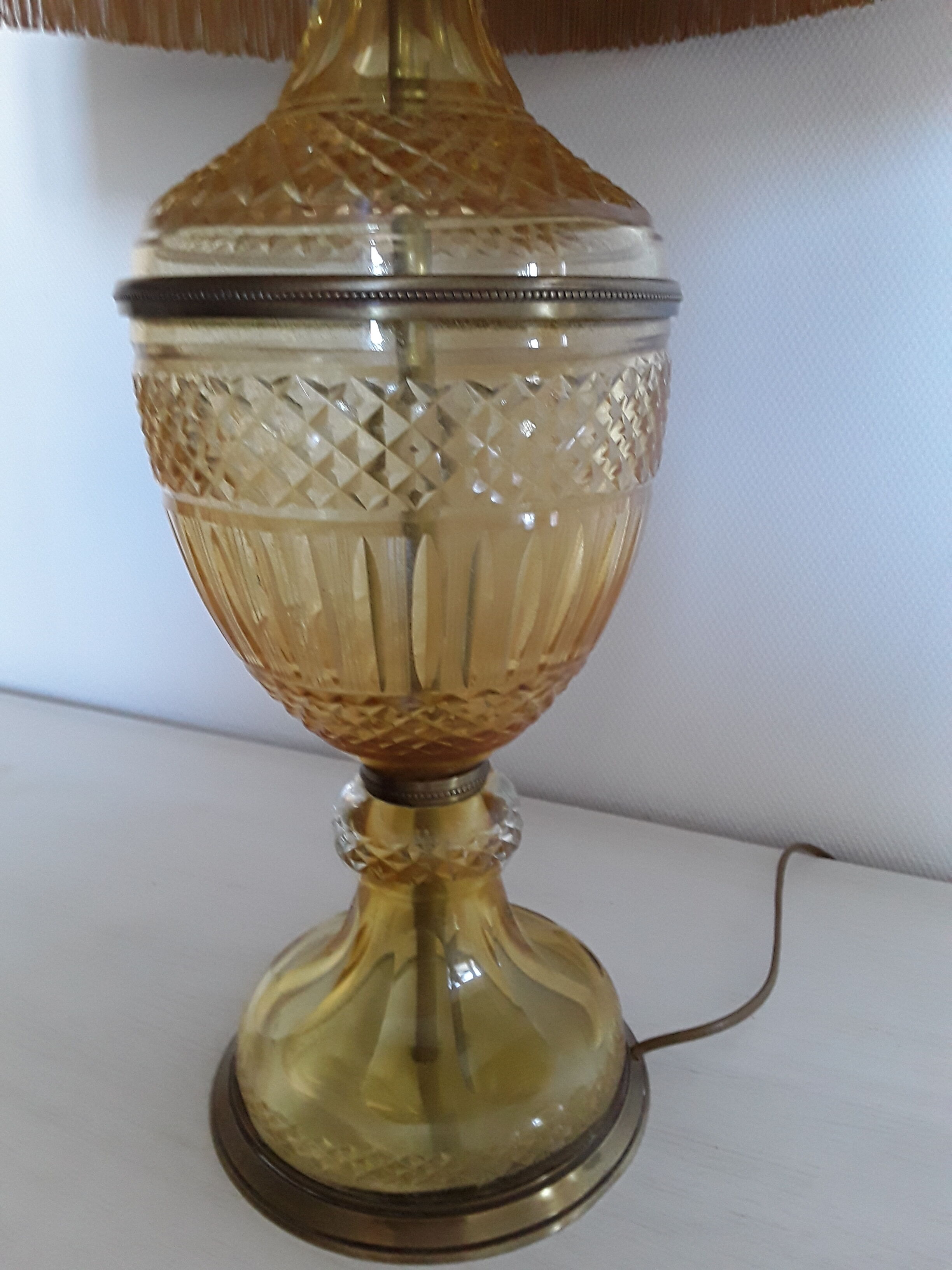 Vintage glass lamp 50/60