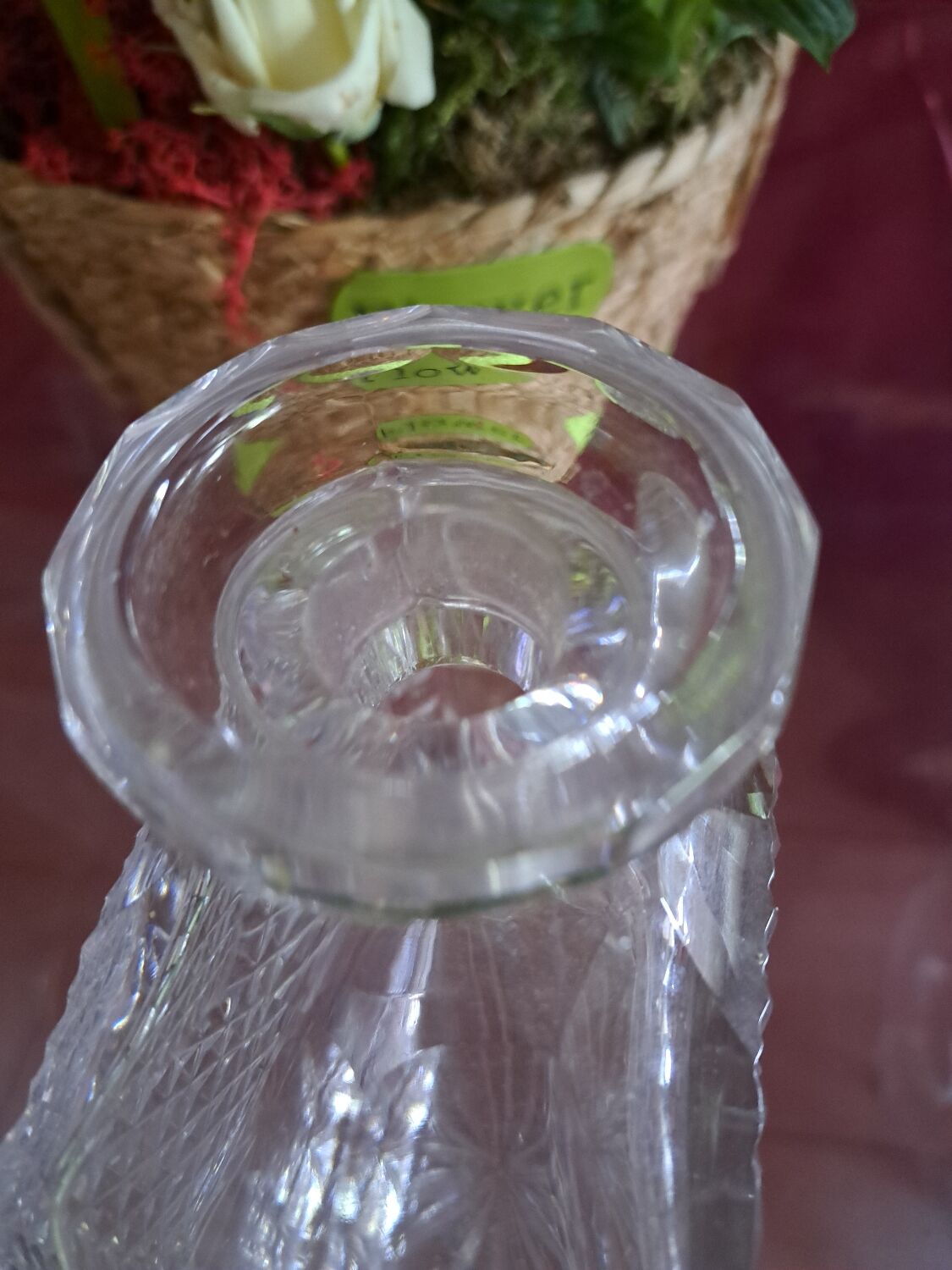Carafe en cristal