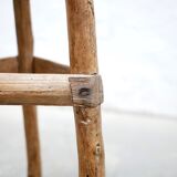 Wooden tripod brutalist harness