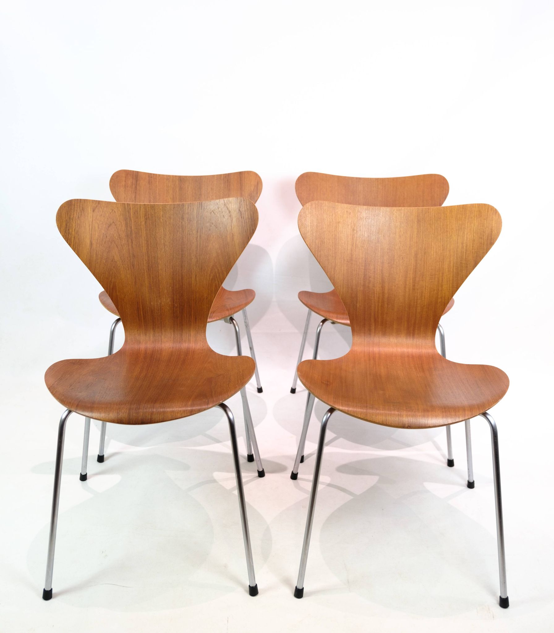 Set Of Four series Seven Chairs