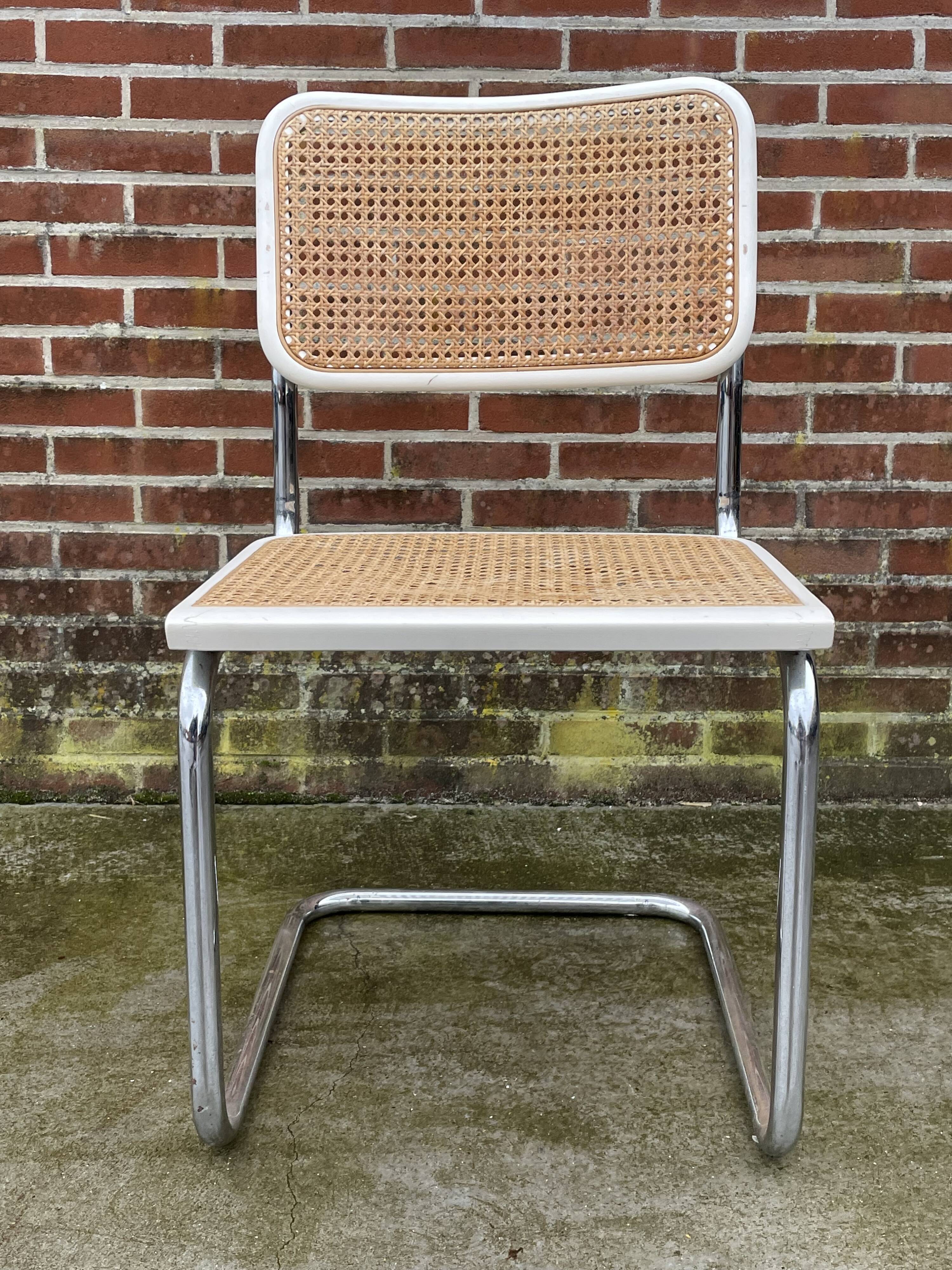 Cesca design chair b32 model in chrome