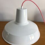 Suspension bowl enamelled white