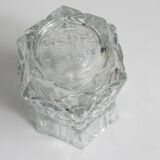 Exagon space age vase 1960 molded glass