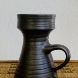 Matte and glazed ceramic vase