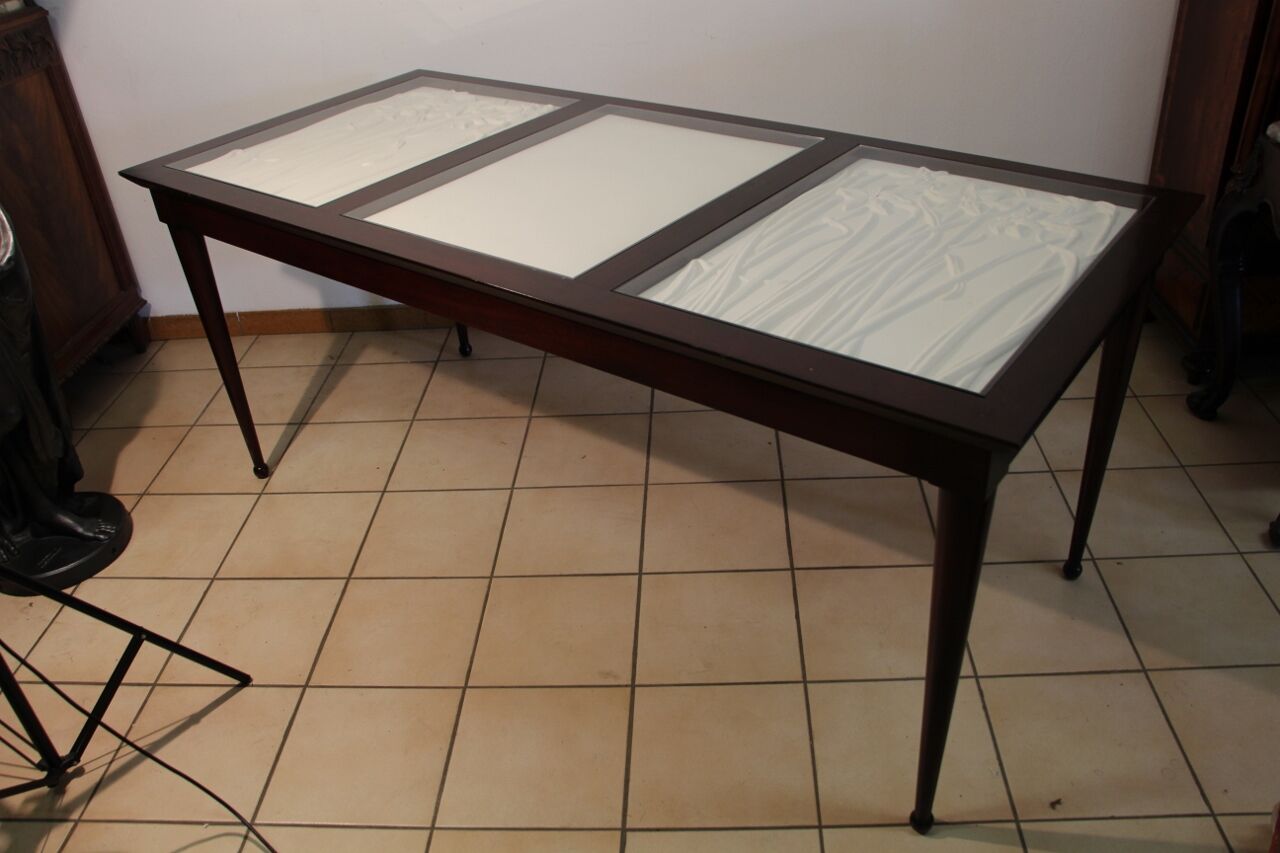 Large Console Jean Boggio and the pottery of Lunéville