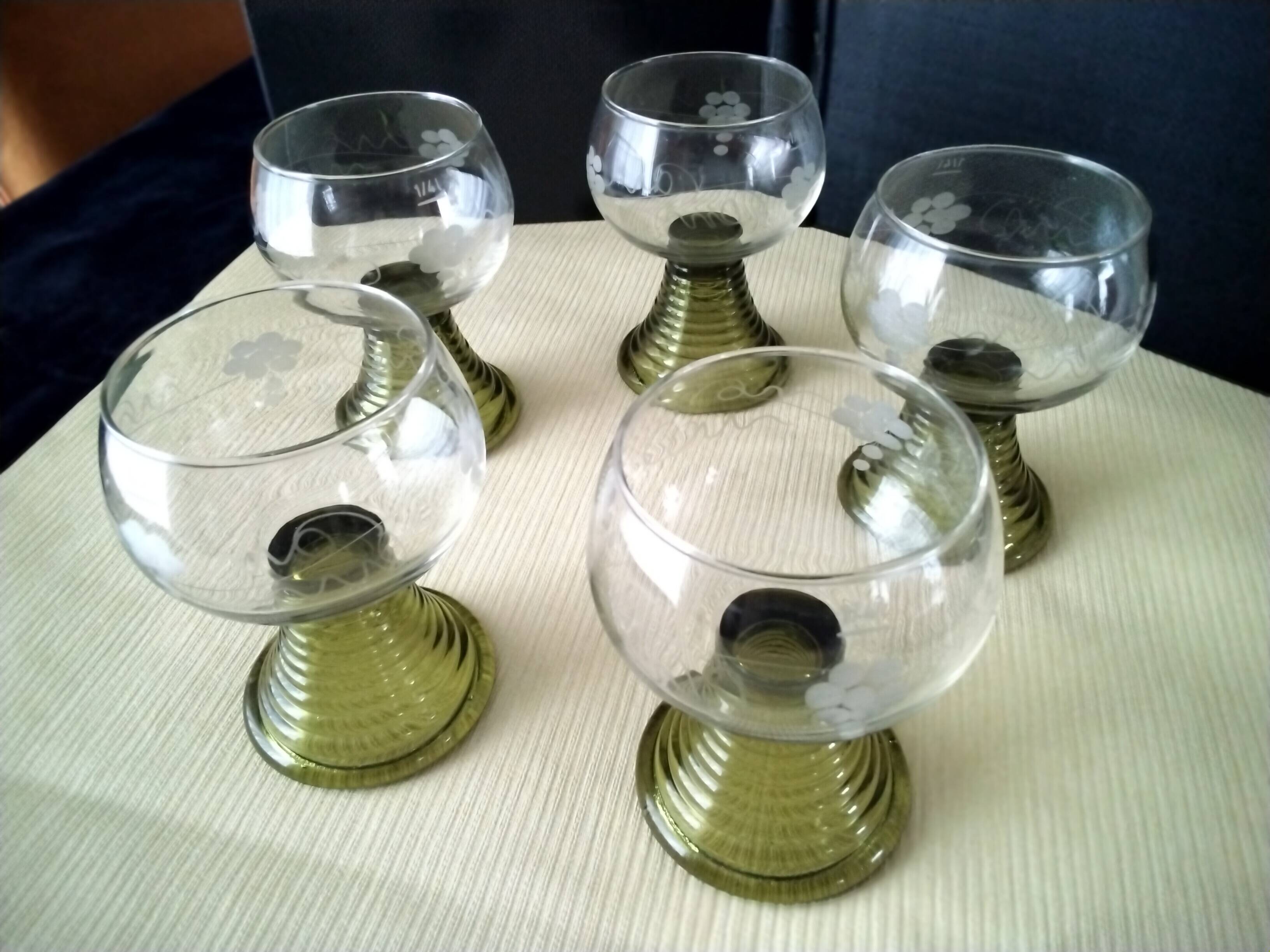 5 Large Alsace wine tasting glasses 250 ml
