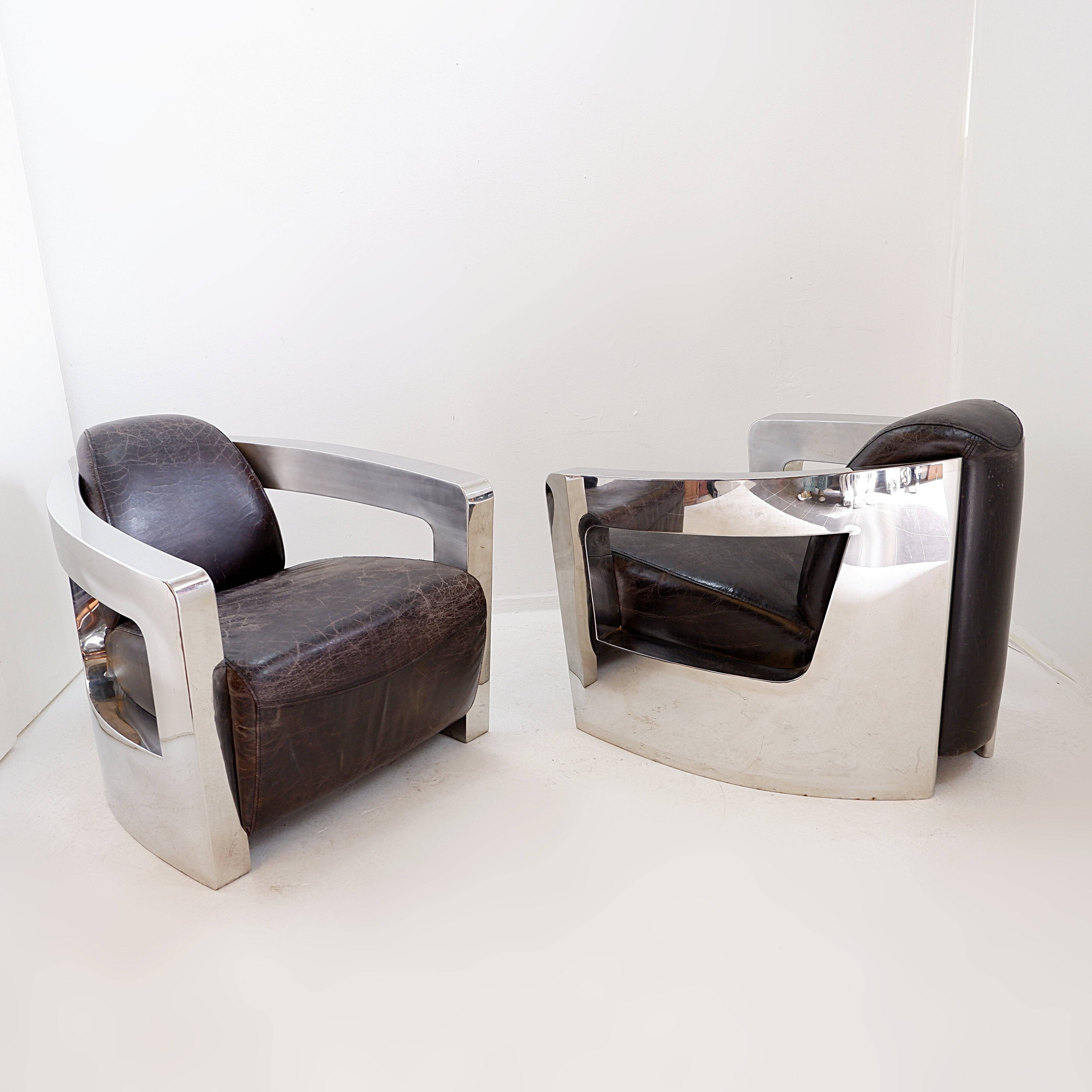 Paire de fauteuils "Mars" Timothy Oulton - 2009