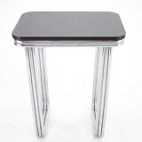 Bauhaus Art Deco tubular steel chrome table, 1930s