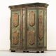 Folk art painted bridal wardrobe